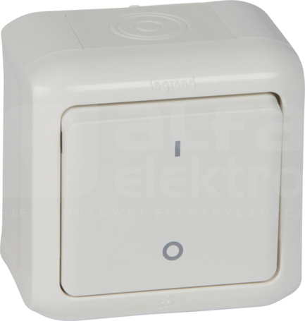FORIX 10AX IP44 biały Łącznik podwójny