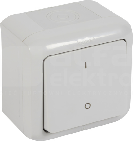 FORIX 10AX IP44 szary Łącznik podwójny
