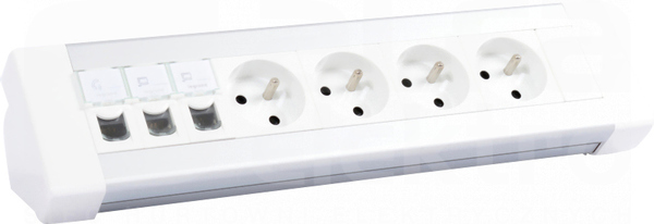 4x2P+Z 3xRJ45 FTP kat.6 Blok biurowy