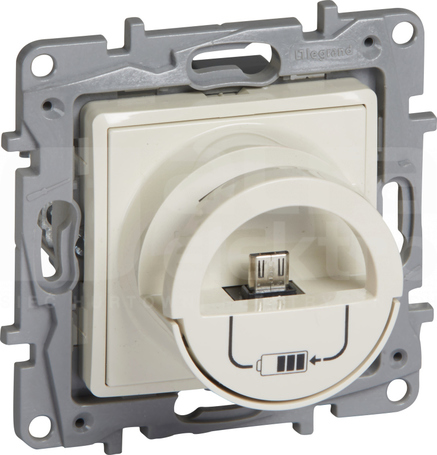 NILOE2 MICRO USB 2400mA DOCK kremowy Gniazdo