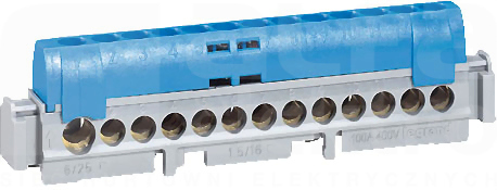 IP2 N-22 176mm niebieski Listwa przyłączeniowa