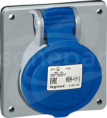 P17 TEMPRA PRO 16A 3P+N+Z 230V IP44 Gniazdo tablicowe
