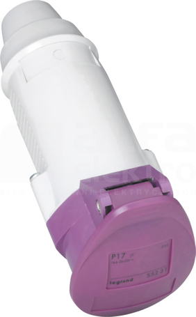 P17 16A 24V 2P IP44 Gniazdo przenośne