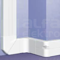 DLP-N 65x220 biały Kanał kablowy bez pokrywy