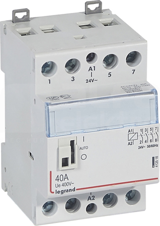 SM 340 40A 24V 4NO Stycznik modułowy z manipulatorem