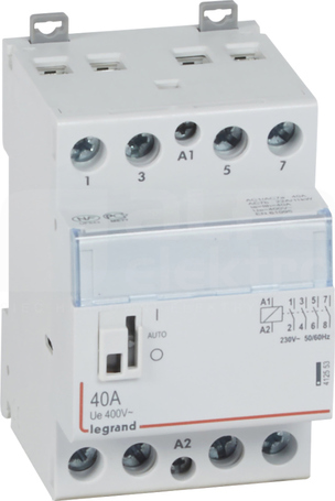 SM 340 40A 230V 4NO Stycznik modułowy z manipulatorem