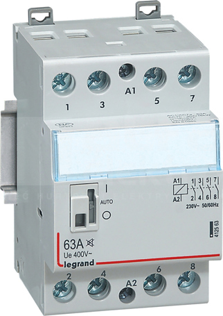 SM 363 63A 230V 4NO Stycznik modułowy cichy