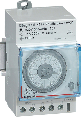 MICROREX QW31 230V 3M kwarcowy Programator analogowy tygodniowy