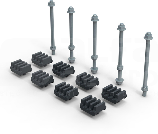 XL3S 50-63x5mm Zestaw adapterów szyn