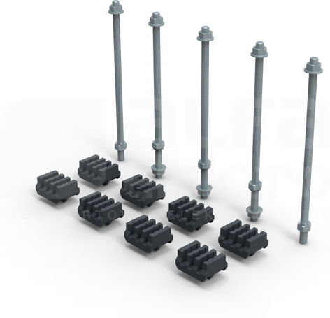 XL3S 75-125x5mm Zestaw adapterów szyn