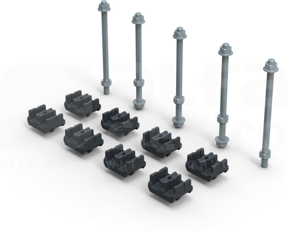 XL3S 50-60x10mm Zestaw adapterów szyn