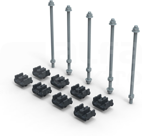 XL3S 80-120x10mm Zestaw adapterów szyn