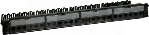 LCS 1U STP 24xRJ45 kat.6A Panel