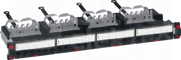 LCS 1U 24 KAT5E FTP Panel