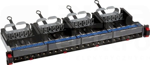 LCS 1U 24 KAT6 STP Panel