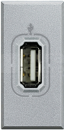 AXOLUTE 1M aluminium Gniazdo USB