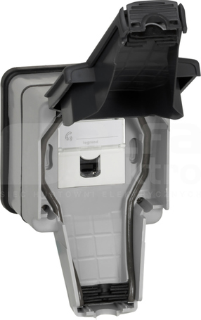 PLEXO RJ45 kat.6 FTP szary Gniazdo komputerowe