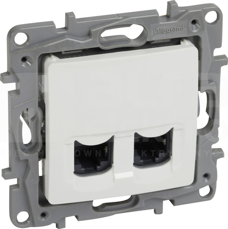 NILOE2 2xRJ45 kat.6 FTP Gniazdo komputerowe