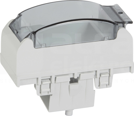 DLP 2mod 17,5mm aluminium Uchwyt do aparatów modułowych na szynę TH35