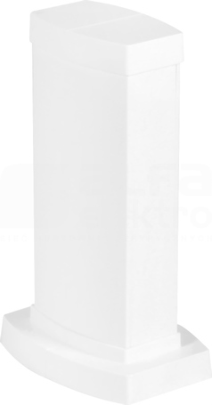 0,3m aluminium biały Minikolumna dwukomorowa