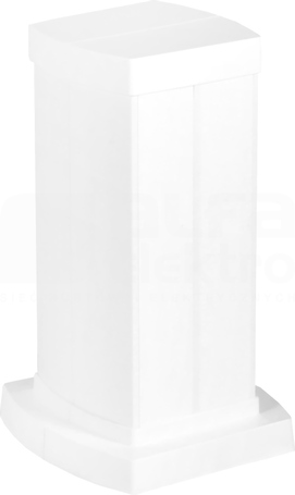 0,3m aluminium biały Minikolumna czterokomorowa