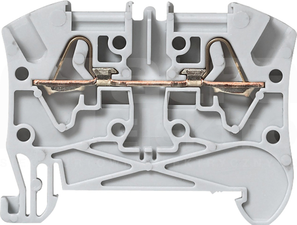 VIKING 2,5mm2 szary Złączka jednotorowa dwuprzewodowa