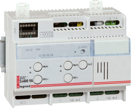 2x400W 6DIN BT/TBT Ściemniacz