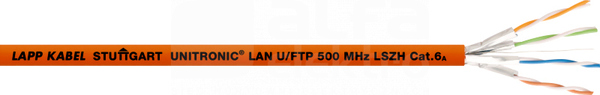 U/FTP 4x2xAWG23/1 kat.6A Przewód teleinformatyczny