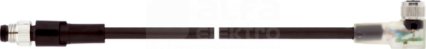 AB-C3-M8MS-2,OPUR-M8FA PRZEWÓD GNIAZDO+WTYCZKA M8