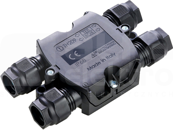 THR.209.A4A 4P IP68 24A 450VAC Złączka hermetyczna czwórnik 4P max.4mm2