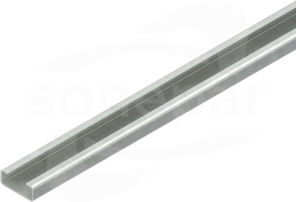 2917/2 FO 15x28x2mm / 2mb Szyna nośna