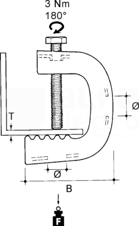SSYH-1533 Zacisk śrubowy C