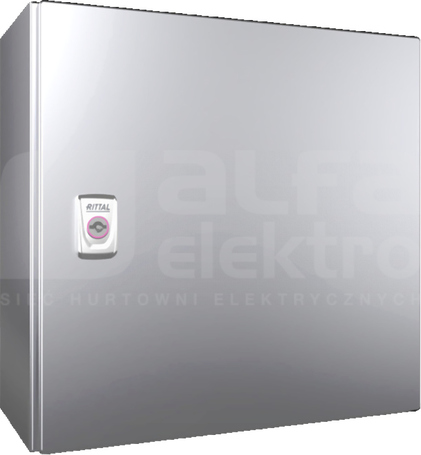 AX 380x380x210 1.4301 Szafa z płytą montażową metalowa
