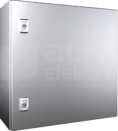 AX 500x500x210 1.4301 IP66 Szafa z płytą montażową metalowa