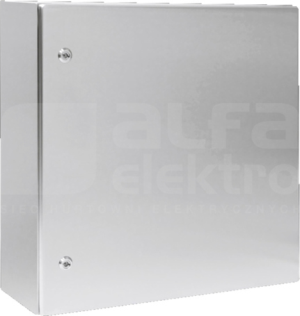 AE 600x600x210 INOX 1.4404 Szafa z płytą montażową
