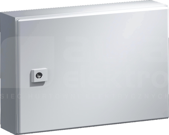 AE 380x300x155 RAL7035 Szafa z płytą montażową