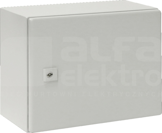 AE 380x300x210 RAL7035 Szafa z płytą montażową