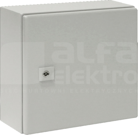 AE 300x300x155 RAL7035 Szafa z płytą montażową