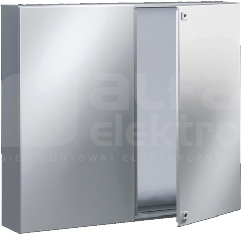 AE 1000x1000x300 RAL7035 Szafa z płytą montażową
