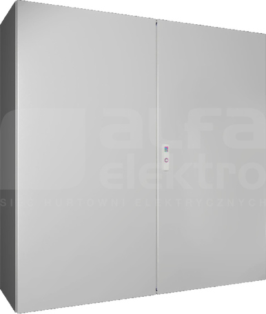 AX 1200x1200x400 RAL7035 Szafa z płytą montażową metalowa