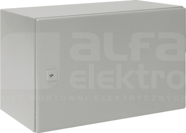 AE 600x380x350 RAL7035 Szafa z płytą montażową