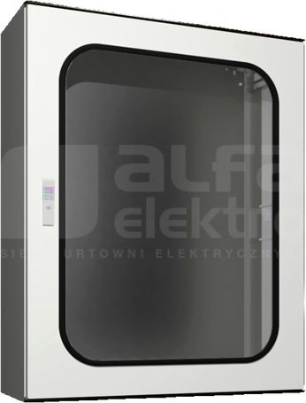 KS 800x1000x300 Szafa z płytą montażową z tworzywa