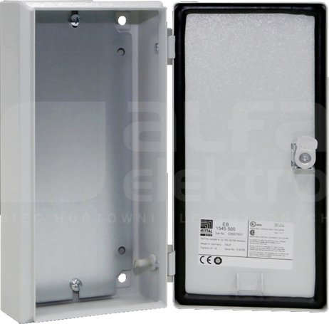 EB E-Box 150x300x80 RAL7035 Obudowa z płytą montażową metalowa