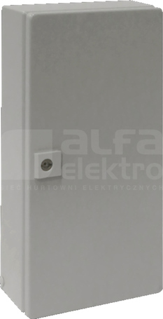 EB E-Box 200x400x120 RAL7035 Obudowa z płytą montażową metalowa
