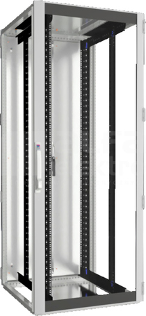 DK TS IT 800x2000x800 42U Szafa drzwi szklane pełne metalowa