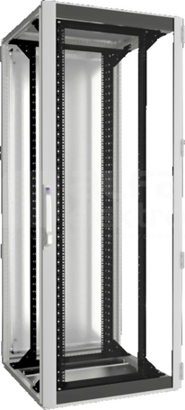 TS IT 800x2000x800 42U Szafa drzwi szklane pełne metalowa