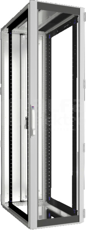DK TS IT 600x2000x1200 42U Szafa drzwi szklane pełne metalowa