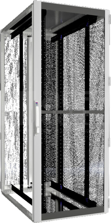 DK TS IT 800x2000x1200 42U Szafa drzwi wentylowane metalowa