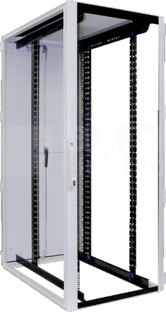 DK TS IT 800x2000x1200 42U Szafa drzwi szklane pełne metalowa