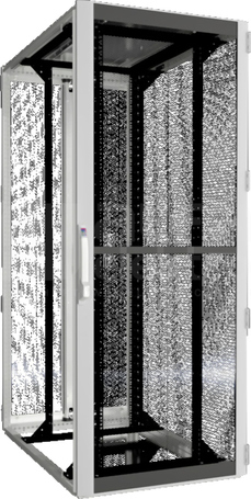 TS IT 800x2000x1200 42U Szafa drzwi wentylowane metalowa